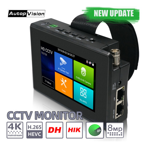 Probador De Cámara Cctv Ipc 1080p, 5 En 1, Tvi, Ahd, Cvi,