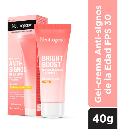 Neutrogena Bright Boost Spf 30 Gel Crema Facial 40g