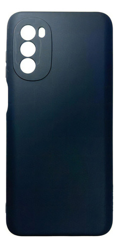 Funda negra de silicona premium para Motorola Moto G82