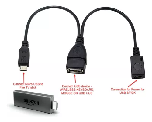 Cable Otg Para Aumentar Almacenamiento Fire Tv Stick