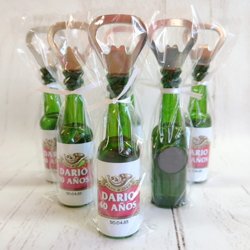20 Destapador Souvenir Chop Cerveza Personalizados + Envio