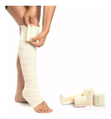Venda Resistente Terapéutica Rodilla Post Operatoria 10x4.5m