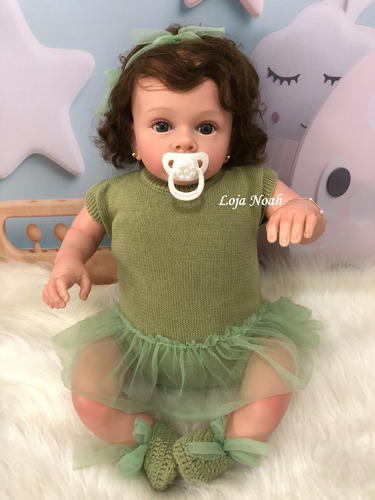 Boneca Bebê Reborn Kit Tutti Realista - Pronto Envio