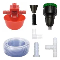 Comprar Bebedouros Automático P Aves + Mangueira E Adaptador De 1u002F2