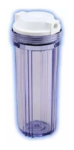 Imagen 1 de 6 de Contenedor Transparente Etapa 10x2,5 Repuesto Osmosis Filtro