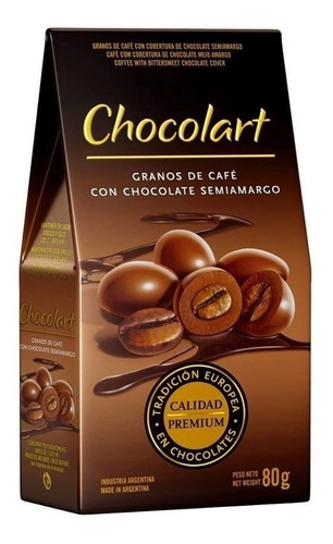 Chocolart Granos Cafe Chocolate Amargo Barata La Golosineria