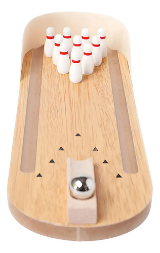 Mini Boliche Juego De Mesa Portátil Juguete Creativo