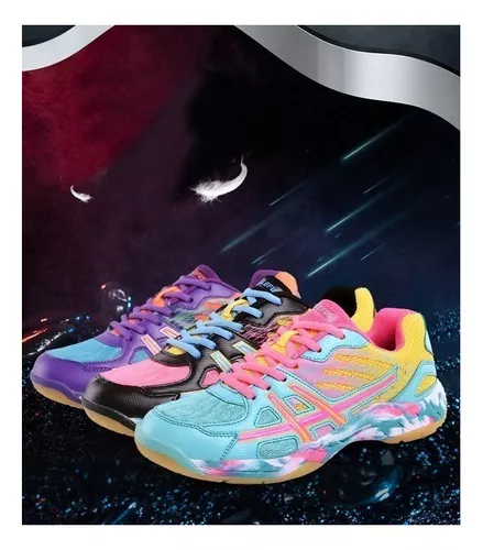 Zapatos de voleibol profesionales Unisex, zapatillas deportivas de  amortiguación transpirables, de malla, resistentes al desgaste, talla