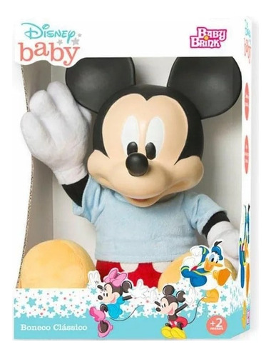 Peluche Mickey Clasico Gigante 50 Cm Baby Pce 1970 Bigshop