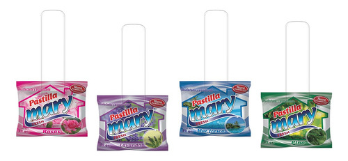 50 Pastillas Desodorante Y Desinfectante Baños Wc Mary 60gr