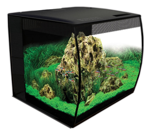 Kit Acuario Fluval Flex Led Concavo 3 Tamaños 34/57/123 Ltrs