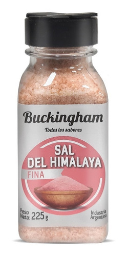 Sal Del Himalaya Fina Buckingham Rosada Comestible X 225gr