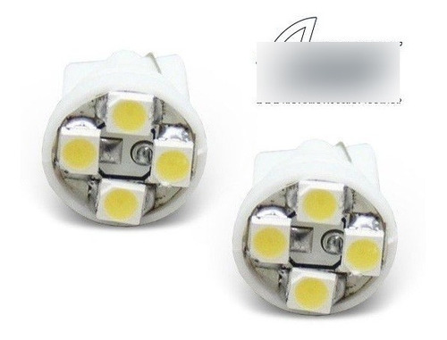 Lampada Pingo T10 De 4 Leds Super Branco Unidade