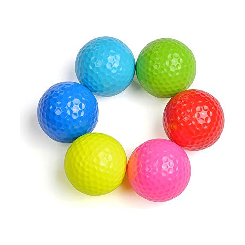Pelotas De Golf, Set Divertido De 6 Colores Todos Golfi...