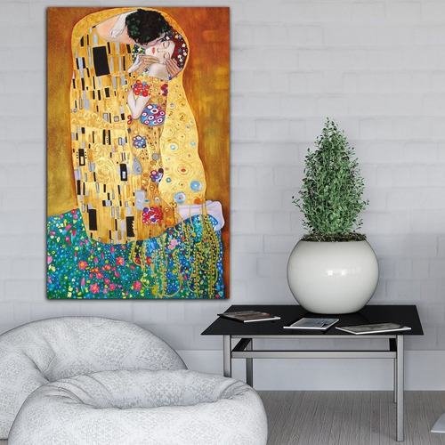 Cuadro Decorativo El Beso De Klimt