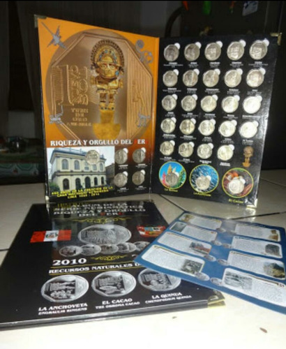 Album Con Monedas Colección Riquezas Y Orgullo Del Perú