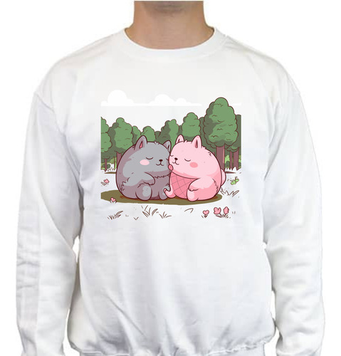 Sudadera Diseño Wombat Love - Animales Tiernos - Pareja Amor