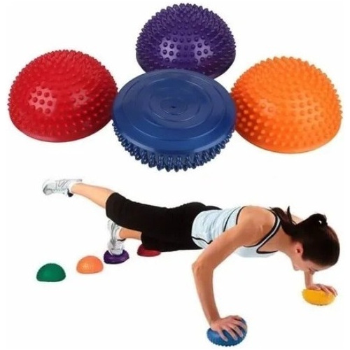 Media Esfera Mini Bosu Entrenamiento Fitness Yoga 15cm