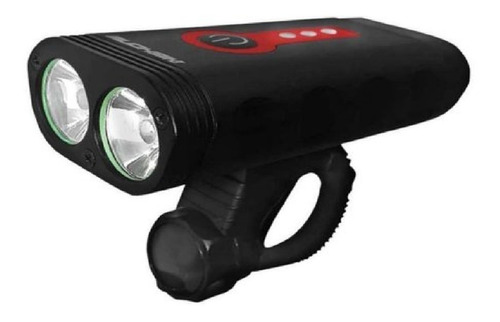 Farol Bicicleta High One Usb 2 Leds 900 Lumens 3 Funções