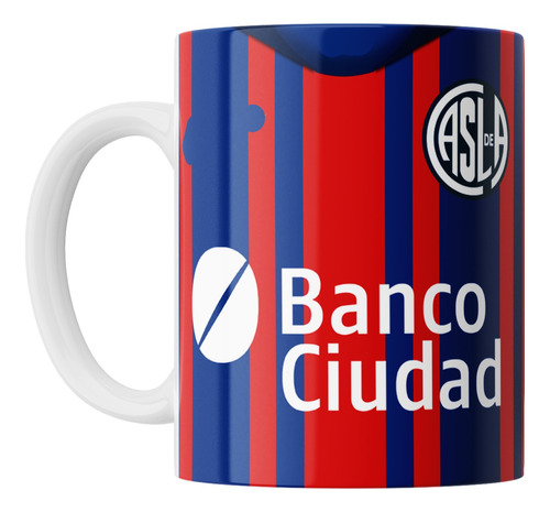 Taza De Ceramica Futbol Argentino San Lorenzo Camiseta 