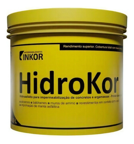 Impermeabilizante Inkor Hidrokor 18l