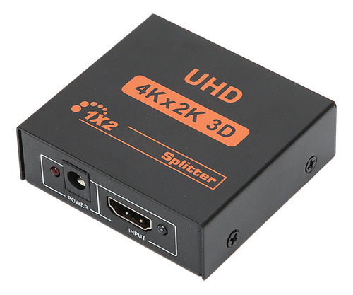 Conmutador De Interfaz Multimedia 4k Hd, 1 Entrada Y 2 Salid