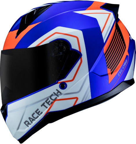Imagem 1 de 10 de Capacete Race Tech Sector Diversos Gráficos E Cores