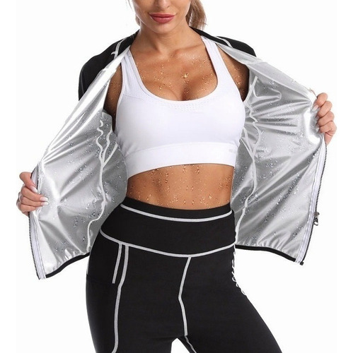 Ropa De Sauna Para Mujer, Blazers, Gimnasio, Entrada.