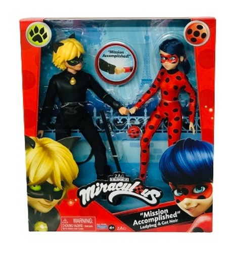 Miraculous Git Set 2 Figuras Articuladas Ar1 50365 Ellobo