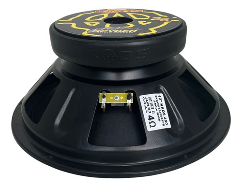 Alto Falante 12'' Kaos 450 Bass 4 Ohms 450 Rms Spyder Cor Preto