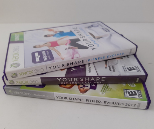 Coleção Your Shape Fitness Evolved Xbox 360 Original 3 Jogos