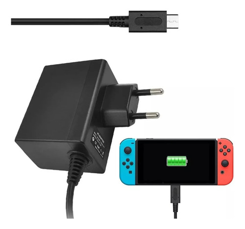 Adaptador Cargador Rápido Compatible Nintendo Switch/lite