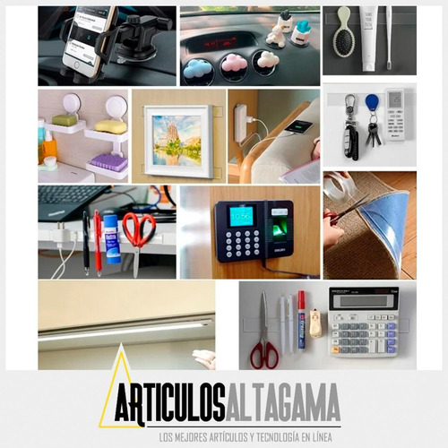 Imagen 7 de 10 de Cinta Doble Faz Adhesiva Silicona Multiusos Reutilizable 3mt