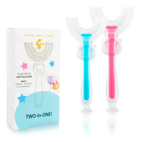 2 Cepillos De Dientes En Forma De U Para Nios, Cepillo De Di