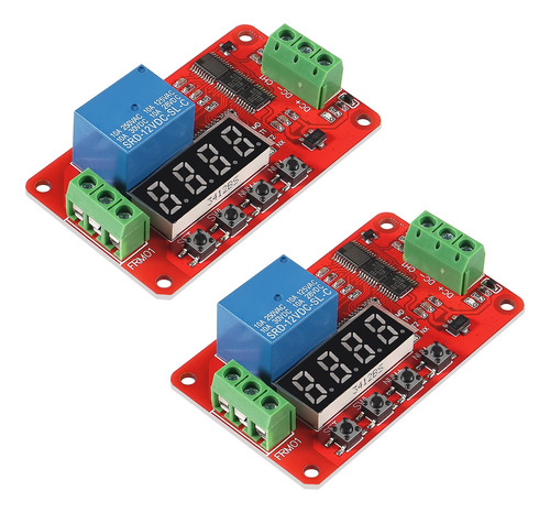 2 Unids Dc 12v Frm01 Temporizador Modulo De Rele De Retardo