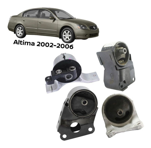 Kit Soportes Motor Y Transmision Altma 2004 4 Cilindros