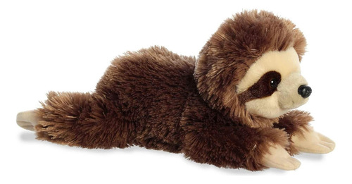 Peluche Aurora Flopsie Adorable Perezoso Snoozy 30cm Color Marrón Claro