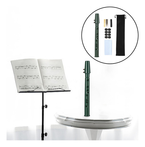 Saxofón De Bolsillo Instrumentos Musicales Verde Oscuro