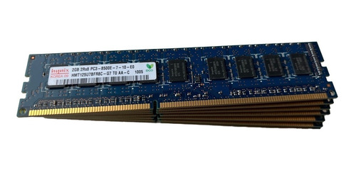 Imagen 1 de 2 de Memoria Ram Ddr3 Hynix Pc3-8500e 2gb
