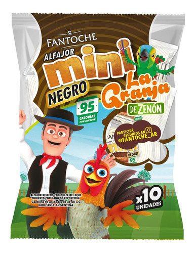 Combo Alfajor Fantoche X88 Alfajores Surtidos Por Caja Pack