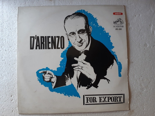 Disco Lp D' Arienzo For Export / Tango / Rca Victor