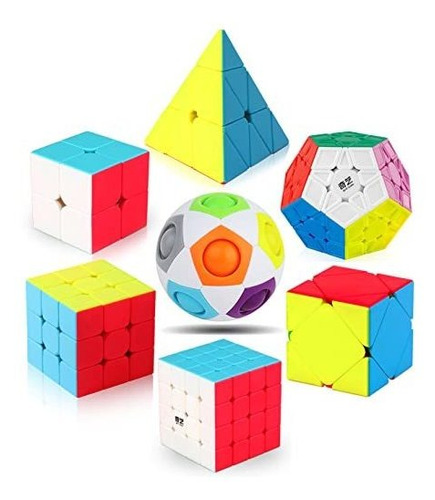 Conjunto De Cubos De Velocidad 2x2 3x3 4x4 Skew Megaminx