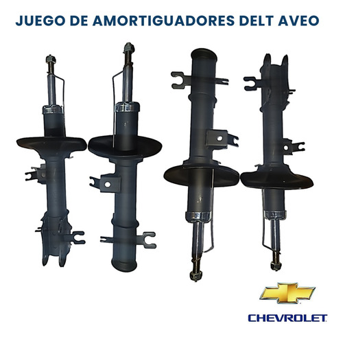 Juego De Amortiguadores Delanteros Para Chevrolet Aveo