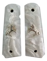 Comprar Cachas Nacaradas Blancas Con Caballito Colt 1911 3845