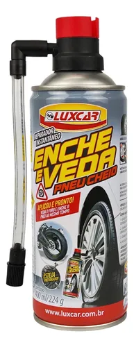 Reparador Instantaneo Enche/veda Pneu Carro Com/sem Câmara