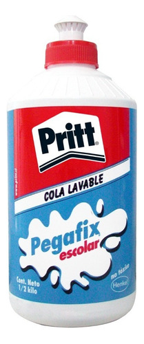 Cola Fría Escolar Pegafix | 1/2 Kg | Pritt