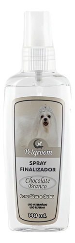 Silicone Finalizador Chocolate Branco Spray Petgroom 140 Ml