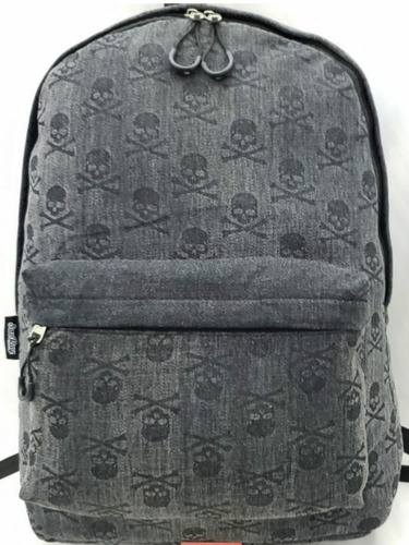 Mochila Juvenil Kvn Jeans11 Keuven Original Pirata Caveira