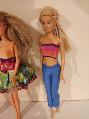 Barbie Mattel Lote De 3 Muñecas De 1999. (Usado)