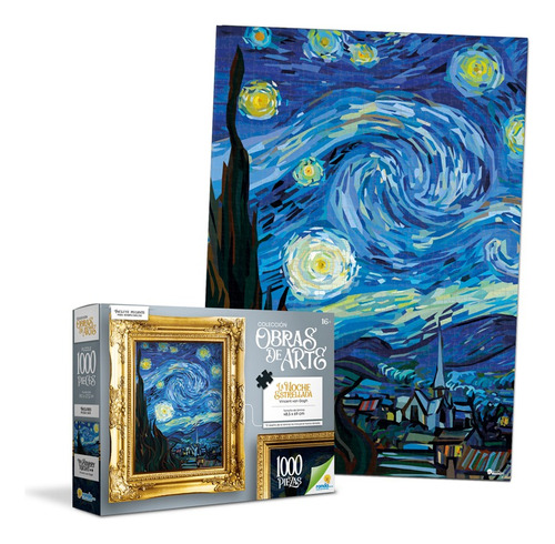 Rompecabezas 1000 Piezas La Noche Estrellada Van Gogh Ronda